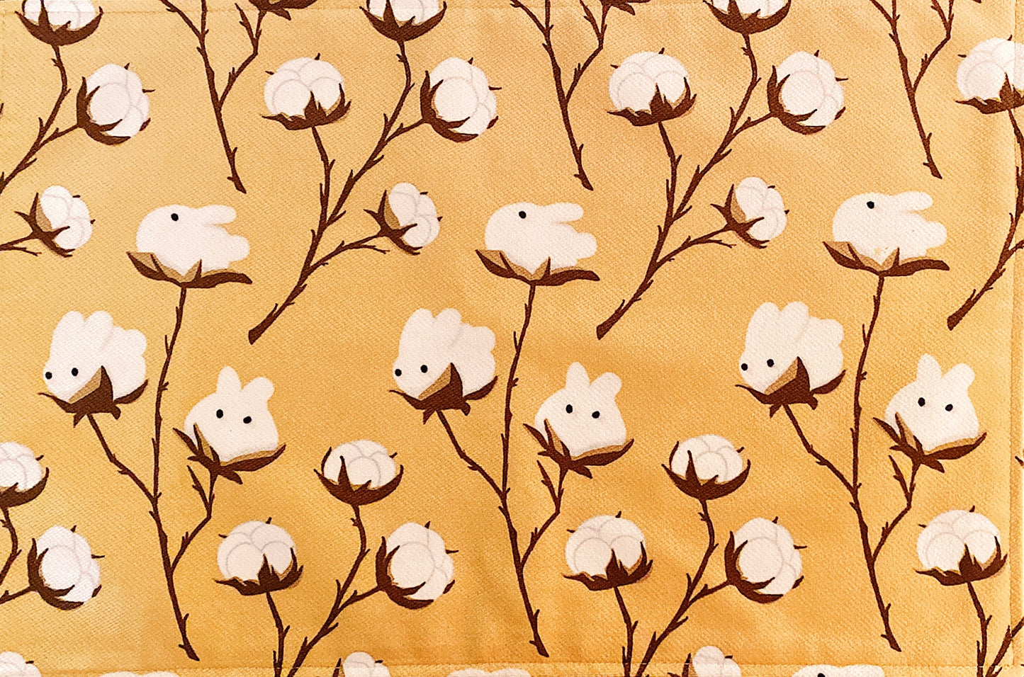 Cotton stalk rabbit velvet chino cotton-linen placemat